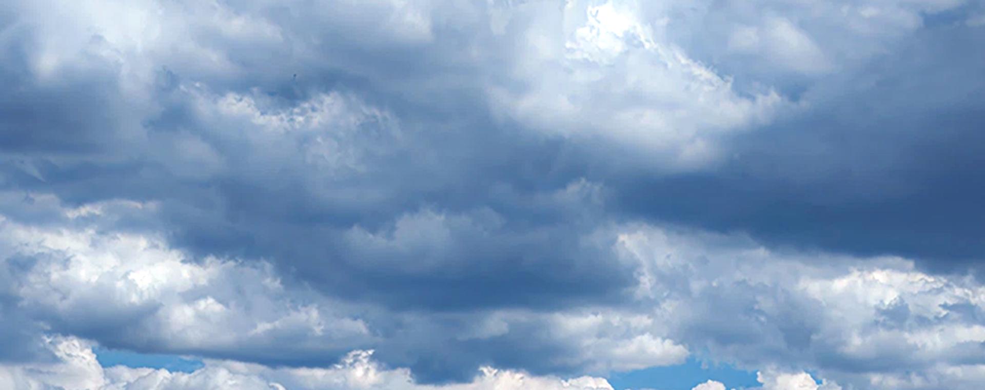 Big sky over the Montana prairie